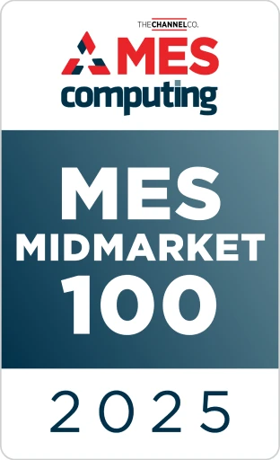 MES Midmarket 100 2025 Award Logo