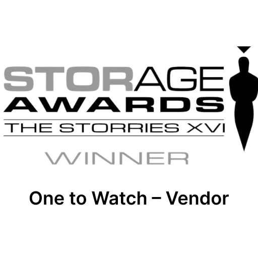 Storage Awards One to Watch - Vendor Winner Logo