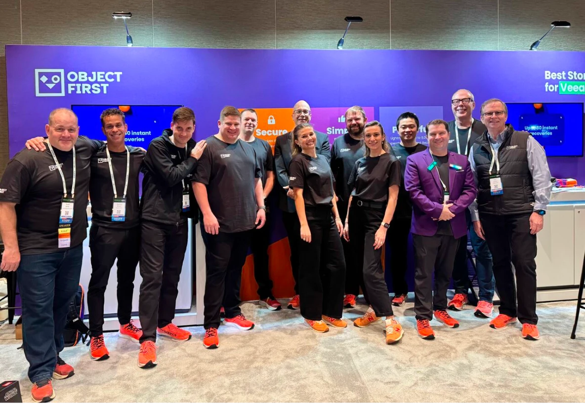 Object First Aces group of expert and Veeam Backup and Replication software admins