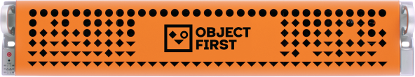 Object First orange server front