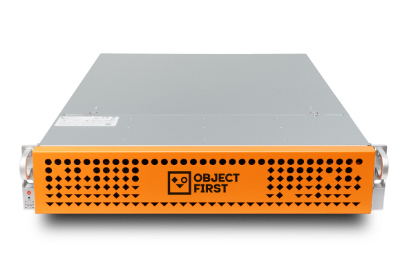 Object first server top and front view