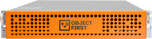 Object first server top and front view